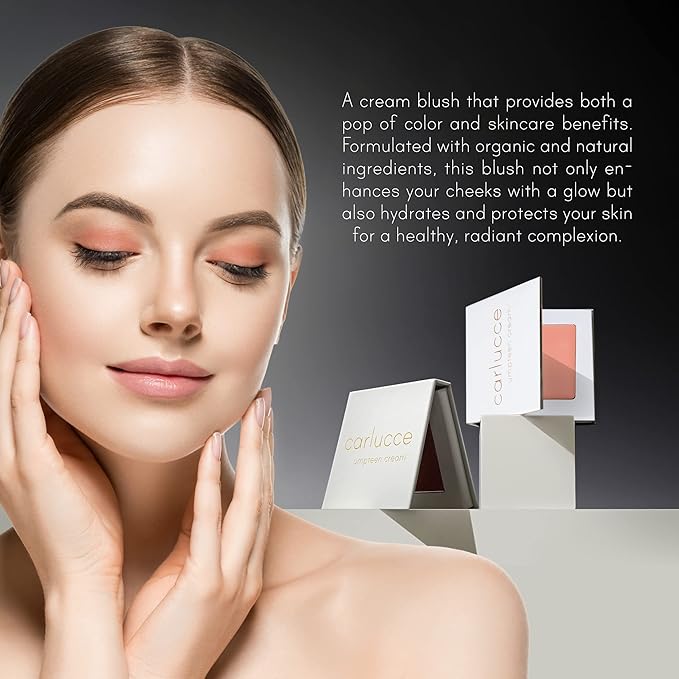 Carlucce Umpteen 3-in-1 Vegan Multi-Use Cream Color Palette - Unfazed - Makeup & Skincare in One, High Pigment Formula for Lips, Cheeks & Eye Base-Velvo Beauty