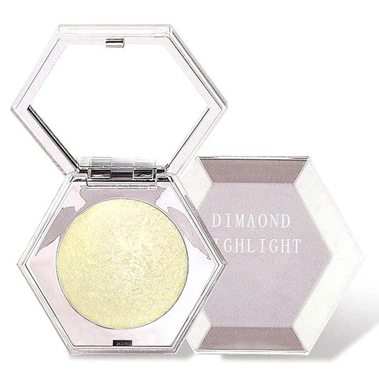 Erinde Champagne Gold Face Highlighter Makeup Palette, Shimmer Diamond Glitter Highlighter Powder for Face Body, Face Highlighters Makeup & luminizers Palette, Long-Lasting Lightweight, 03#-Velvo Beauty