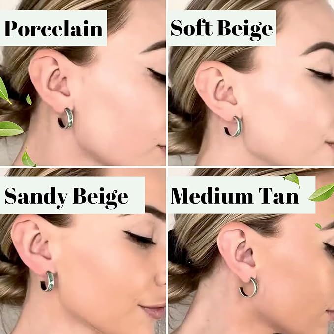 Fifth & Skin: Better’n Ur Skin Liquid Foundation (PORCELAIN) - Natural, Organic, Vegan, Cruelty-Free - Gluten-Free Beauty with Buildable Coverage and Palm-Free Luxury - 1 oz-Velvo Beauty