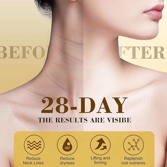 [2025 Upgrade] AH8 Firming Neck Cream with Roller - Tightening & Lifting Cream for Sagging Skin, 8-HA Clockwise Neck Cream for Face & Body Skin Tightening Cream with Massage Roller-Velvo Beauty