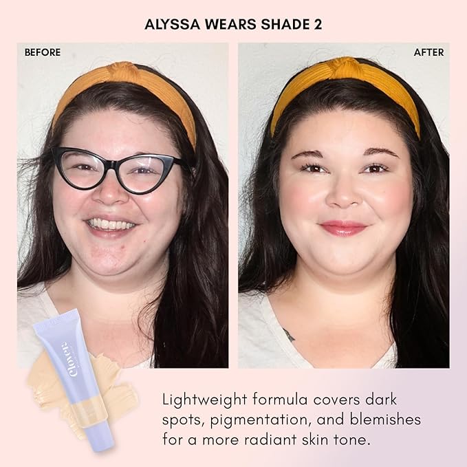 Clover Skin Is In Serum Foundation | Hydrating Face Serum, Lightweight Foundation, Cruelty-Free & Vegan | With Squalane And Sunflower Seed Wax | 30 ml - Shade 02 (Fair)-Velvo Beauty