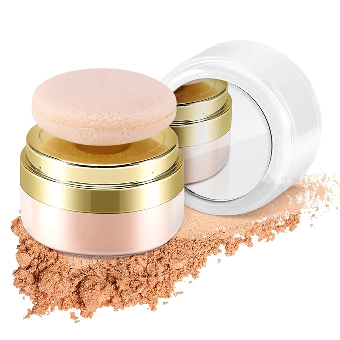 Boobeen Setting Powder, Lightweight Oil Control Loose Setting Powder, Full Coverage Finishing Powder For a Matte Flawless Look, Pressed Face Powder Makeup to Reduce Shine, Long Lasting-Velvo Beauty