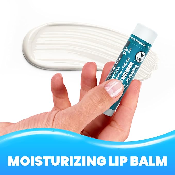 Rubber Ducky | Lip Sunscreen, Lip Balm with SPF 44, Waterproof Sunscreen Lip Balm | Vegan, Untinted, Mint Flavor, with Vitamin E | All Season - Broad Spectrum Sunscreen for Lips-Velvo Beauty