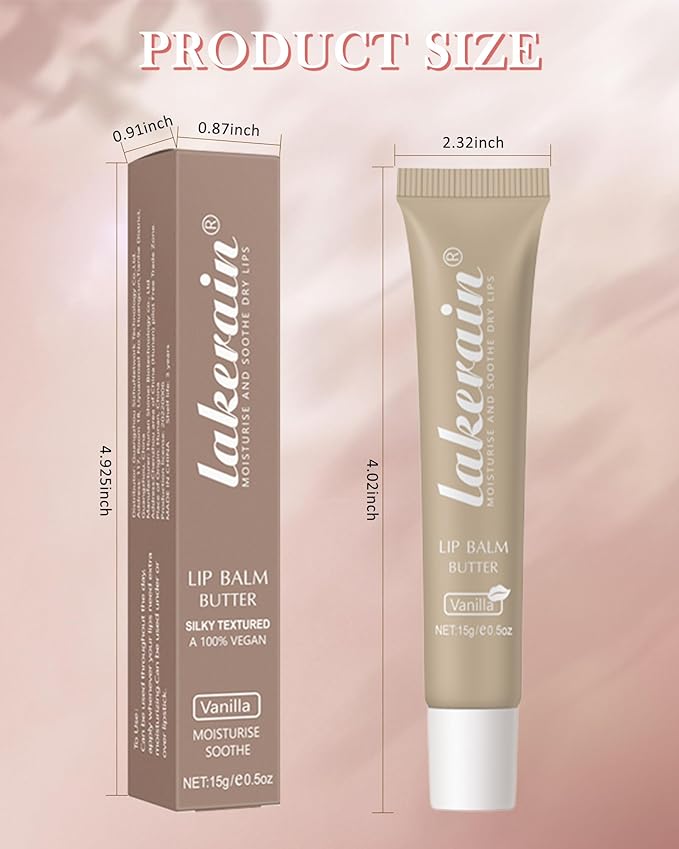 Tinted Lip Butter Balm-3 Colors Vanilla Beige Brown Pink Sugar Glossier Lip Gloss,Clear Jelly Yummy Tint Lip Stain Balm,Long Lasting Hydrating Non-Sticky Glow Reviver Fat Lip Care Oil for Women-Set A-Velvo Beauty