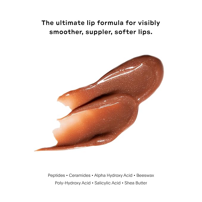 U Beauty The PLASMA Tinted Lip Compound - Anti-Wrinkle & Anti-Aging Treatment - Shimmery Plumping Lip Gloss, Hyaluronic Acid, Shea Butter, Salicylic Acid & Peptides Deeply Hydrate, Sunset - 15 mL-Velvo Beauty