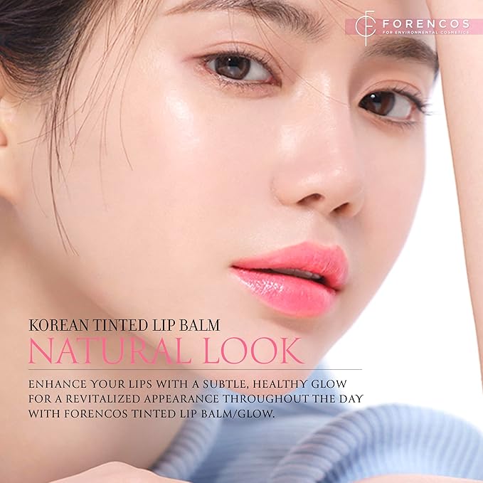 Tinted Lip Balm Hydrating 0.11 oz, Glow Pink Shade, Glossy High Pigmentation, Sheer and Smooth, Mositurizing, Natural Color (Pink Bouquet)-Velvo Beauty