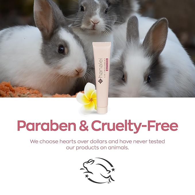 Hanalei Lip Treatment for Dry, Chapped Lips – Intensive Overnight Moisturizer with Kukui Oil, Shea Butter & Grapeseed Oil – Hydrating Balm for Healing Cracks – Mauve Pink Tint, 15g – Cruelty-Free-Velvo Beauty