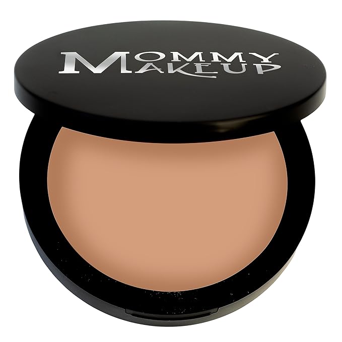 Mineral Dual Powder in Craving (Medium/Dark) | 4-in-1 Pressed Mineral Foundation with SPF 15 for Flawless Glow & Soft Looking Skin | Oil Free, Talc Free, Gluten Free | 0.45 Oz | by Mommy Makeup-Velvo Beauty