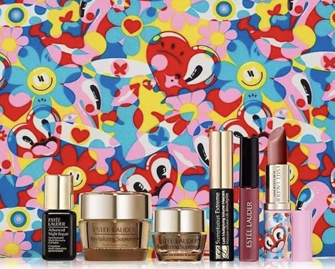 Estee Lauder 7 pieces Travel set Even-Tone, Lift & Glow with Full Size TOTE-Velvo Beauty