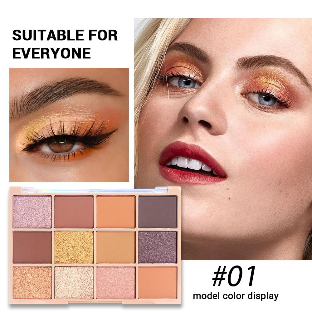 SUAKE Neutral Eye Shadow Palette,Nude Pink Champagne Naked Cream Eyeshadow Palette,Make Up Pallets for Women, Highly Pigmented Long Lasting Naturing-Looking,Blendable,Vegan-Velvo Beauty