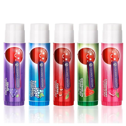 Lip Sleeping Mask Overnight Moisturizer Balm, Berry Lip Mask, Day and Night Repair Lip Balm for Improves Dryness Cracked, Moisturize Nourish Lip Scrubs Exfoliate Reduce Lip Lines (5pack)-Velvo Beauty