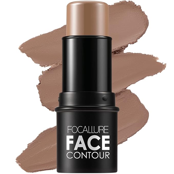FOCALLURE Cream Contour Stick, Matte Bronzer Stick, Professional Face Shaping & Contouring Stick Makeup, Easy to Apply with Buildable Coverage, Long Lasting & Sweatproof, MOCHA-Velvo Beauty