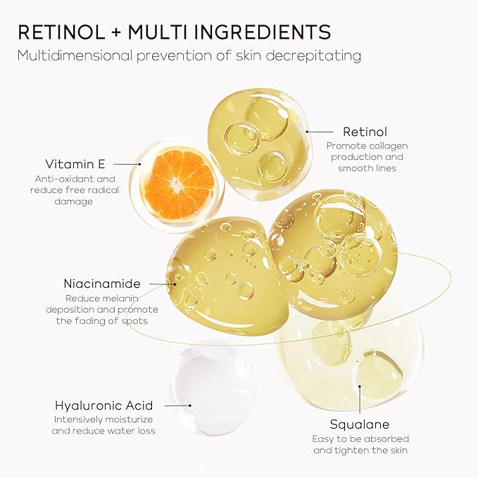 Retinol Skin Care Set, Dark Spot Remover for Face with Face Serum, Eye Cream, Moisturizer, Anti Aging Facial Skin Care Routine Kit, Wife Mom Women Gifts for Christmas Stocking Stuffers-Velvo Beauty