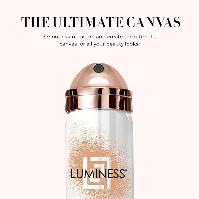 LUMINESS Airbrush Primer Hydrating Spray - Primes, Hydrates and Smooths Skin Texture for The Ultimate Canvas for Foundation Application - Hydrolyzed Silk & Hyaluronic Acid - 1.66oz-Velvo Beauty
