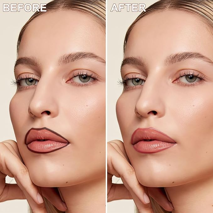 Lip Stain Peel Off - Lip Liner Waterproof, Lip Liner Stain Transfer Proof & Plumping, Moisturizing Non-Stick Cup Matte Finish Stay On All Day, Cocoa Color-Velvo Beauty