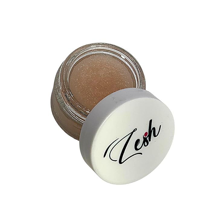Organic Lip Scrub - Enriched with Organic Coconut Oil, Shea Butter, Avocado Oil, Jojoba Oil, and Vitamin E, Exfoliates and Hydrates Dry or Chapped Lips, Made in Canada, 70g-Velvo Beauty