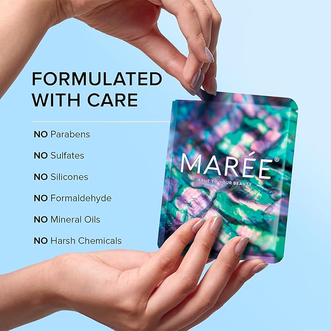 MAREE Eye Gels - Pads Under Eye Patches for Puffy Eyes and Dark Circles with Collagen & Hyaluronic Acid - Anti Wrinkles Under Eye Masks Skincare Treatment for Puffiness & Bags - Parches Para Ojeras-Velvo Beauty