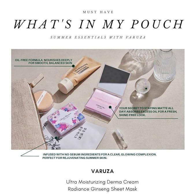 [400 Counts + Mirror Case] Green Tea Natural Oil Blotting Sheets for Face with Mirror Case and Refills-Velvo Beauty