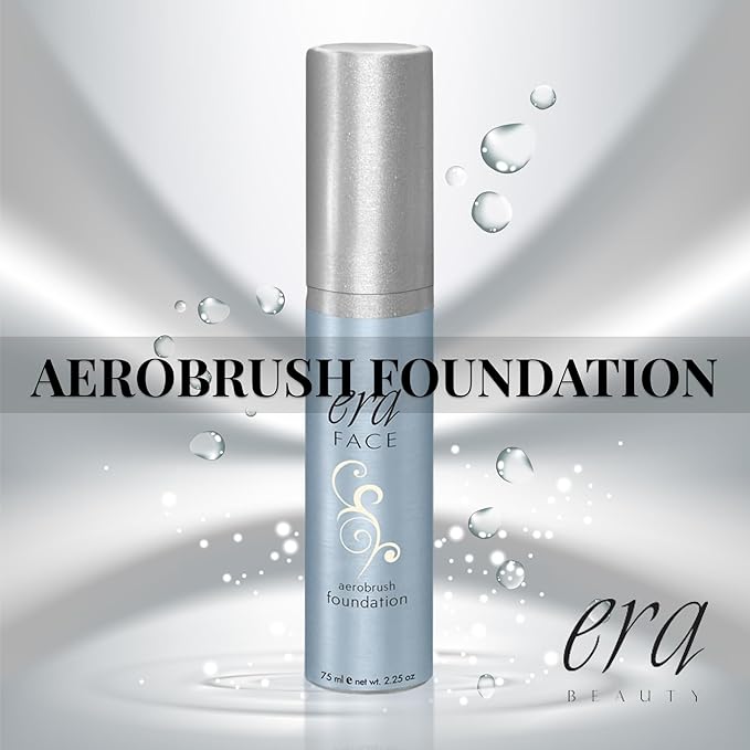 ERA Beauty ERA Face spray makeup (Y1 Creamy Vanilla, 2.25 oz) - airbrush foundation, everyday, buildable, professional spray on cosmetics-Velvo Beauty