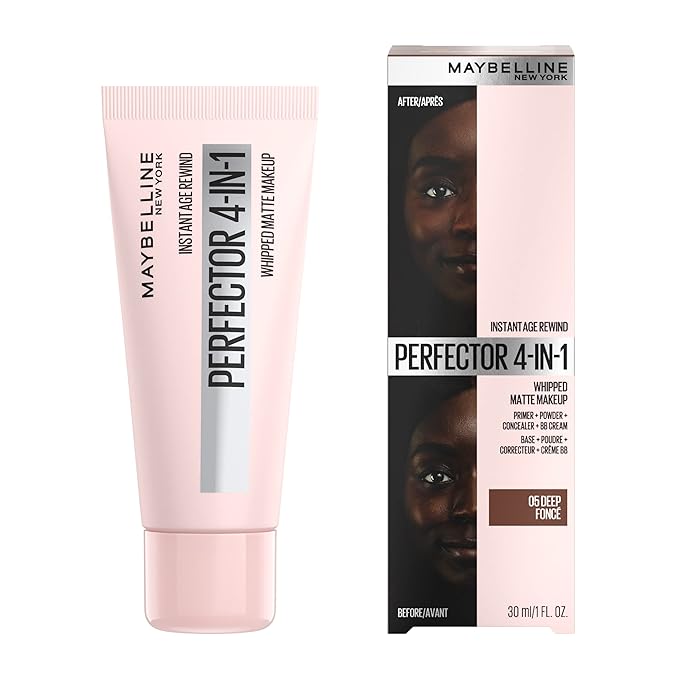 Maybelline Instant Age Rewind Instant Perfector 4-In-1 Matte Makeup, 05 Deep, 1 Count-Velvo Beauty
