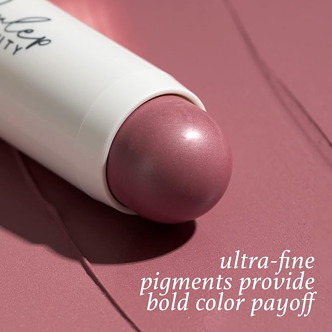 Julep Skip The Brush Cream to Powder Blush Stick - Muted Mauve - Blendable and Buildable Color - 2-in-1 Blush and Lip Makeup Stick-Velvo Beauty