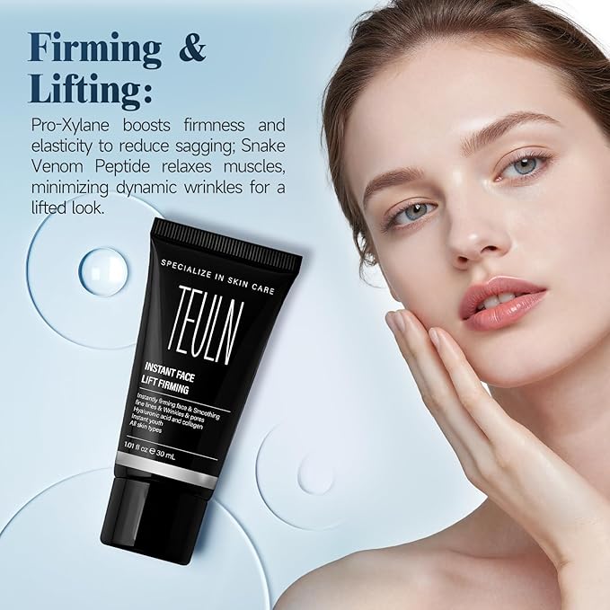 2.0 Instant Face Lift Cream,Instant Face Tightener,Smoothing Fine Lines, Deep Wrinkles and Pores ，Rapidly Improves the Look of Aged Skin 1.01oz-Velvo Beauty