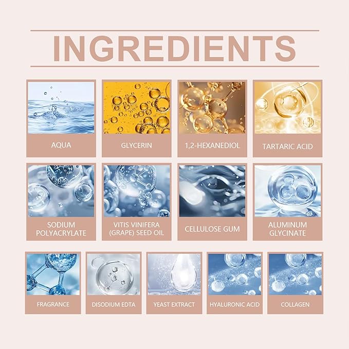 Retinol Collagen Face Mask – Korean Tightening Hydrogel Overnight Mask, Deep Moisturizing & Elasticity Boost, Long-Lasting Hydration & Brightening Skin (Collagen Face Mask)-Velvo Beauty