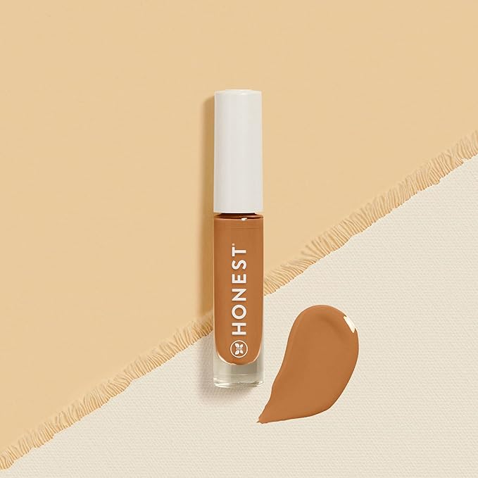 Honest Beauty Fresh Flex Concealer with Niacinamide + Vitamin E + Hyaluronic Acid | Vegan + Cruelty free | Maple, 0.17 fl oz-Velvo Beauty
