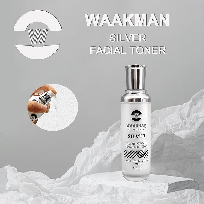Luxury Skin Care Silver Solution, Facial Cream, Moisturizer, Toner and Serum-Velvo Beauty