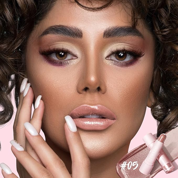 2PCS Tinted Lip Balm Chapstick with Color, Natural Semi - Gloss Finish, Hydrating/Coloring 2 in 1 Moisturizer Lip Stick for Girls & Women #01＋#05-Velvo Beauty