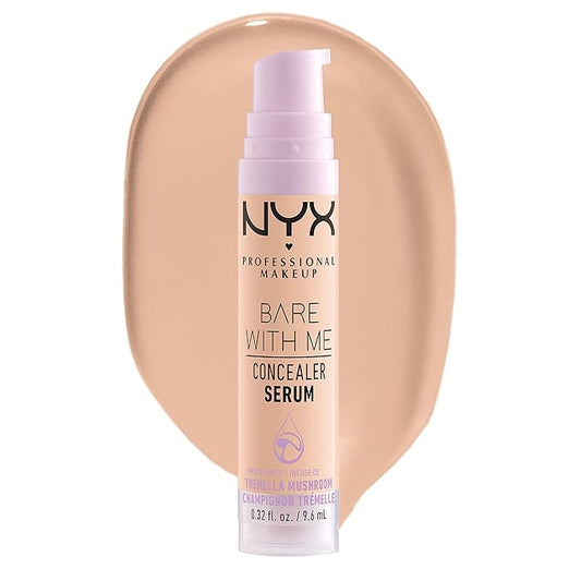 NYX PROFESSIONAL MAKEUP Bare With Me Concealer Serum, Up To 24Hr Hydration - Vanilla-Velvo Beauty