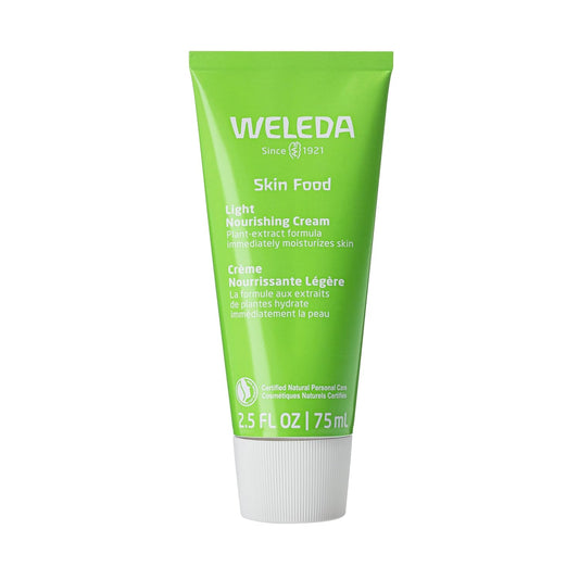 Weleda Skin Food Light Nourishing Body Cream 2.5 Fluid Ounce, Plant Rich Hydrating Moisturizer with Chamomile, Calendula and Pansy-Velvo Beauty