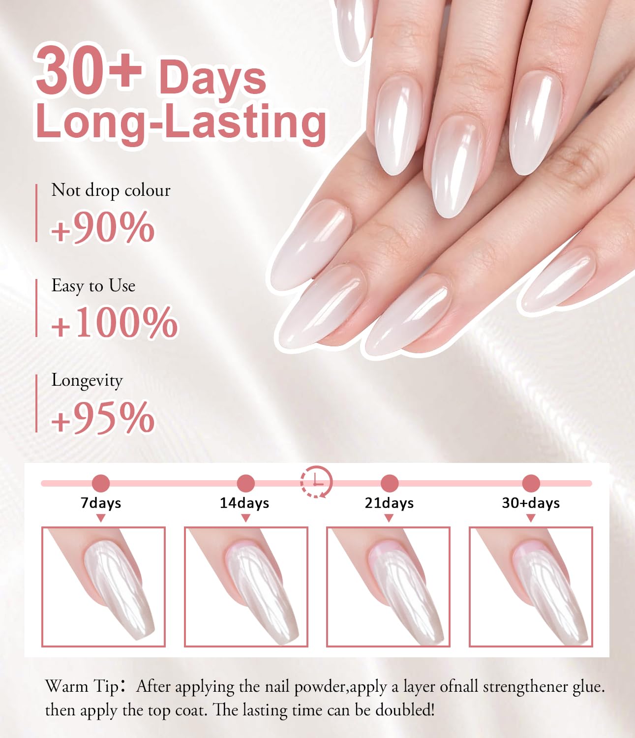 Pearl Chrome Nail Powder - 4pcs Iridescent Aurora Chrome Powder Pearl Mirror Effect Glitter Powder Pearlescent Ice Transparent Mermaid Pigment Dust for Nail Art Diy-Velvo Beauty