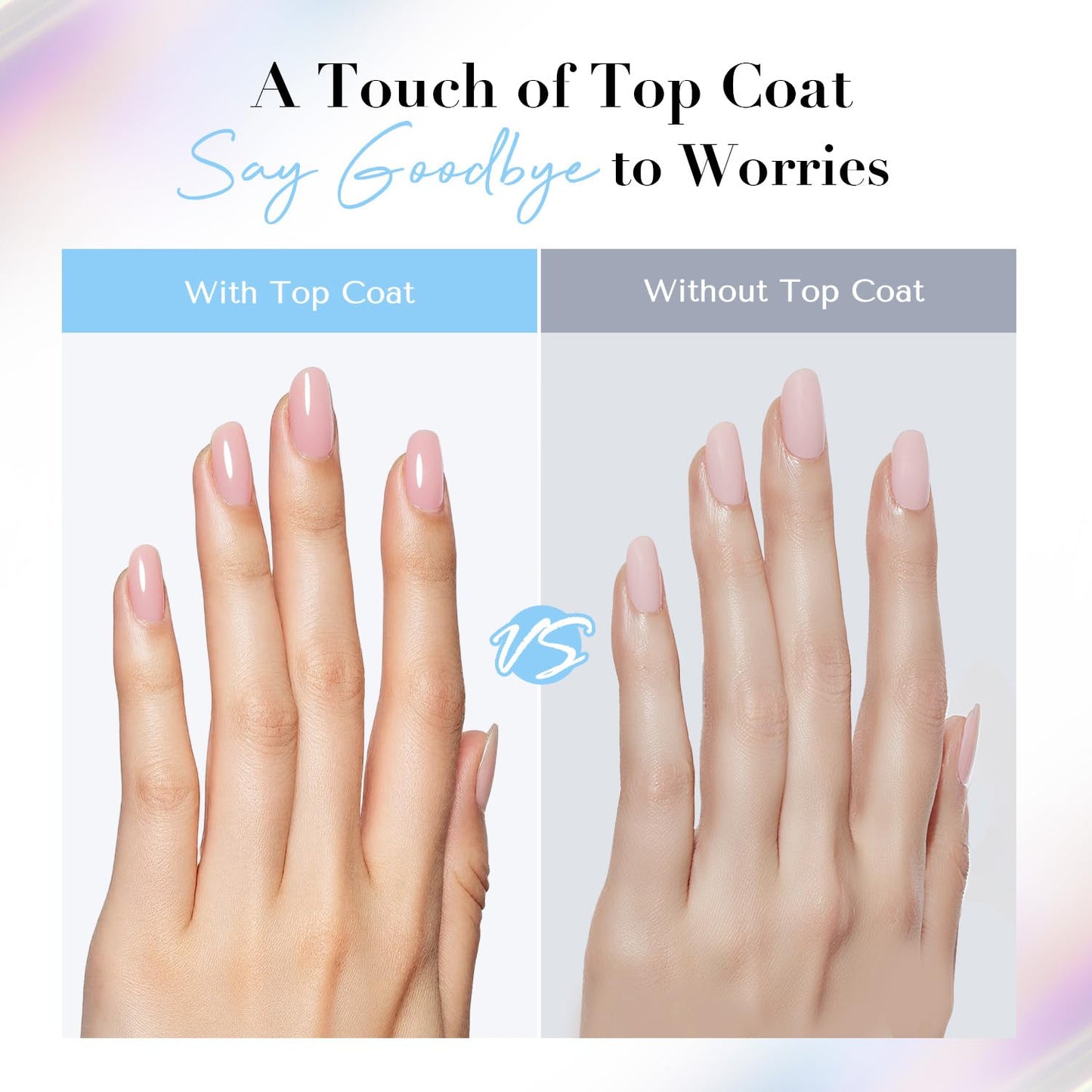 AZUREBEAUTY Natural Top Coat Nail Polish – Clear, Quick Dry, Long Lasting, Glossy Shine, Air Dry Formula, Smooth Finish, Nail Lacquer for Manicure & Nail Art, Salon-Quality-Velvo Beauty