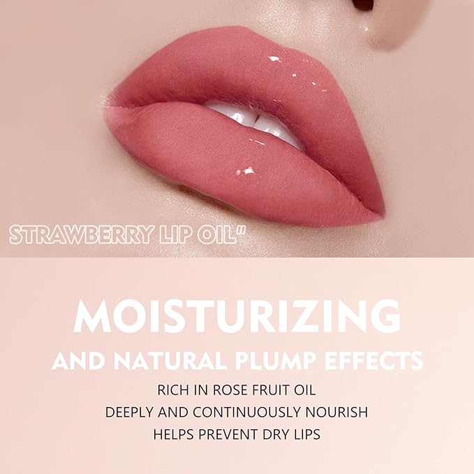 Pudaier 3Pcs Lip Care Kit with Coconut Lip Mask Caramel Lip Scrub Strawberry Lip Oil for Shiny and Nourishing Lips, Dry Lips Treatment, Moisturizing Lip Care For All Day Hydration-Velvo Beauty