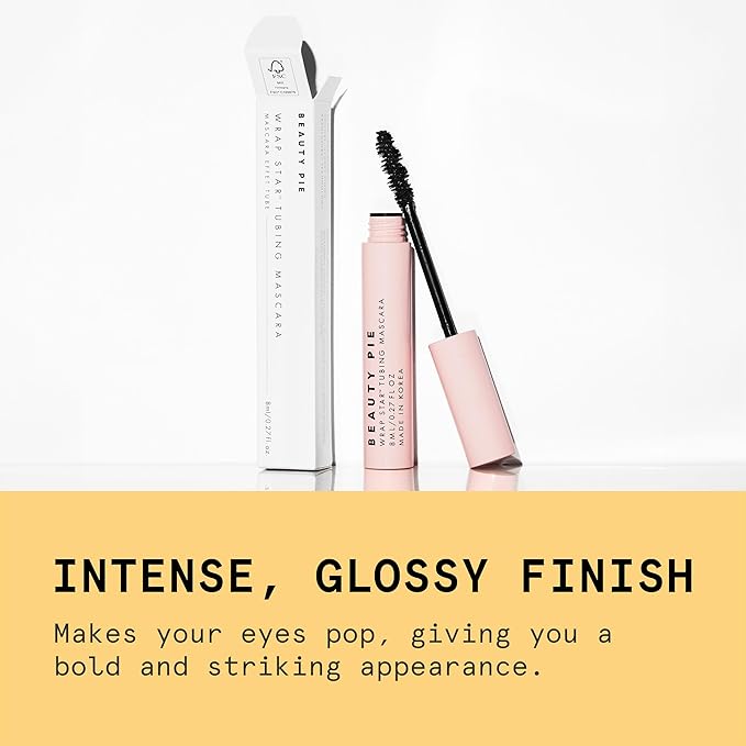 Wrap Star Tubing Mascara For Lenghtening & Curling & A Smudge-Proof & Flake-Proof Finish (Classic Black)-Velvo Beauty