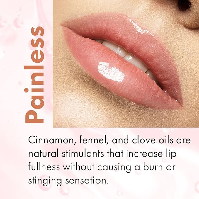 SORME Treatment Cosmetics LipThick gloss | Plumping Lip Gloss for Shiny and Fuller Looking Lips with Maxi-Lip Peptides | Unveil Shade-Velvo Beauty