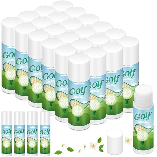 Demissle 24 Pcs Sports Team Gifts Sports Lip Balm Sports Party Favors Sports Theme Lipstick for Team Gifts(Golf)-Velvo Beauty