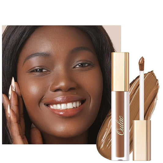 Oulac Concealer Full Coverage, Concealer Stick for Dark Circles, Hydrating Concealer Infused with Hyaluronic Acid, Lightweight, Long Lasting, Vegan Concealer 3.8ml, Shade: W9 Deep-Velvo Beauty