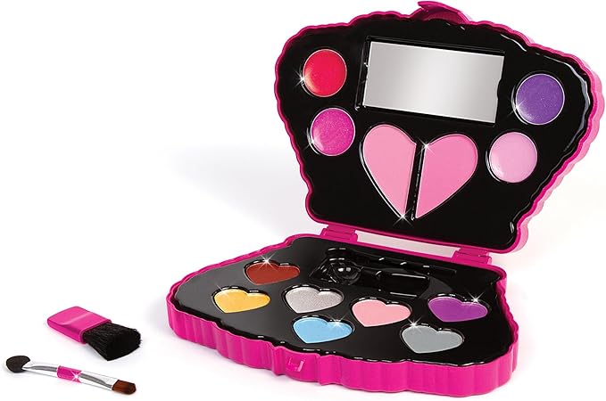 Make It Real: Juicy Couture Bejeweled Beauty Cosmetic Compact - Glam for Eyes, Lips & Face, Crown Shaped Makeup Case, Girls & Kids Ages 6+-Velvo Beauty