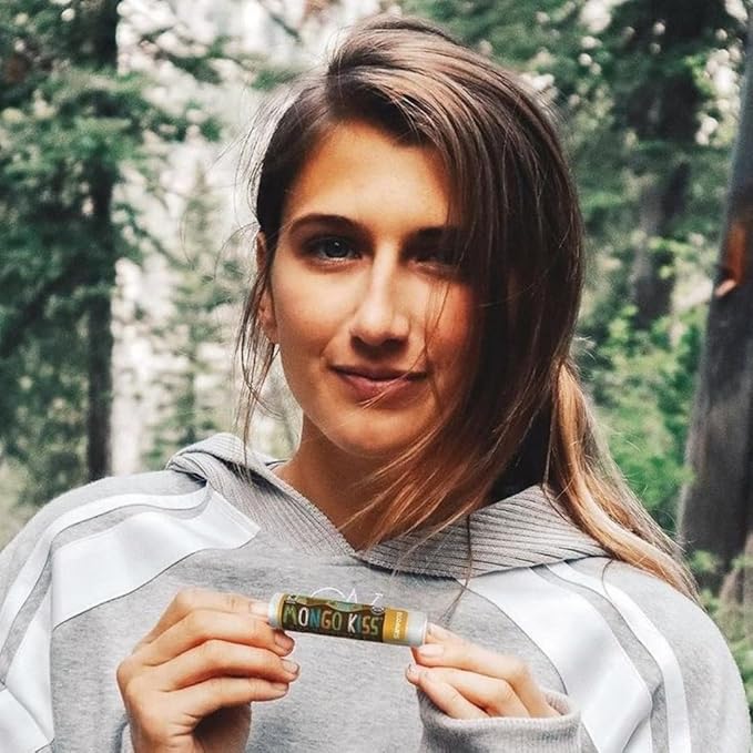 Mongo Kiss USDA Organic Lip Balm Set 8-pack (0.15 oz. each) with Mongongo Oil & Cocoa Butter to Moisturize Chapped Lips | Made in USA by Eco Lips - Honey Vanilla-Velvo Beauty