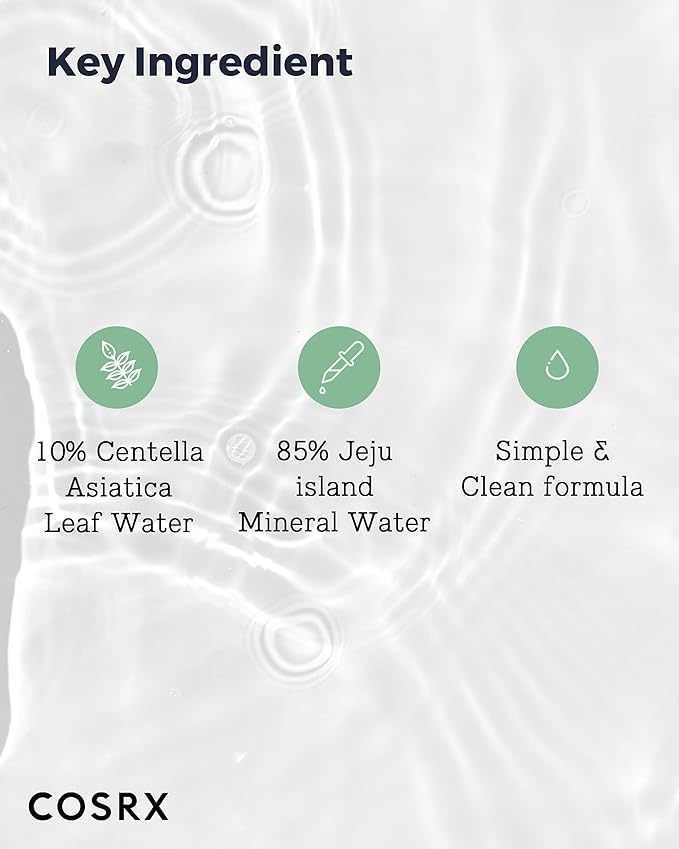 COSRX Alcohol-Free Cica Toner, 150ml / 5.07 fl.oz | Spray-type Korean Toner with Centella Asiatica for Hydrating & Soothing Redness | Korean Skin Care, Not Tested on Animals, Paraben Free-Velvo Beauty
