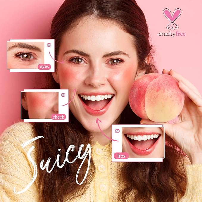 Lip Tint Stain Set, Korean Water Tint Lightweight Non-sticky, Waterproof Long Lasting Liquid Blush & Lip Stain, Transfer-Proof, Matte Finish Lip Color Makeup (juicy)-Velvo Beauty