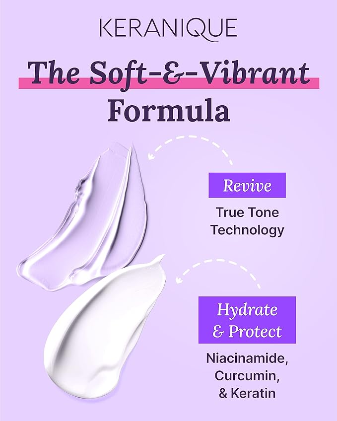 Keranique Color Safe Shampoo and Conditioner - Protect and Extend Color Shampoo and Conditioner for Women with Dry, Fine, Color Treated Hair - Sulfate Free Set for Colored Hair with UV Protection-Velvo Beauty