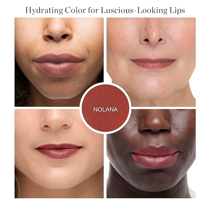 Ogee Tinted Sculpted Lip Oil - Lip Stain Made with 100% Organic Coconut Oil, Jojoba Oil, and Vitamin E - Best as Lip Balm, Lip Color or Lip Treatment - NOLANA-Velvo Beauty