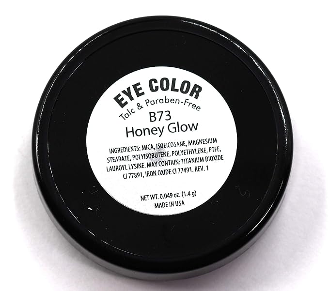 Honey Glow Gold Naked Off White Nude Shimmering Shimmer Pressed Powder Single Vegan Eyeshadow; Talc, Paraben & Cruelty Free-Velvo Beauty