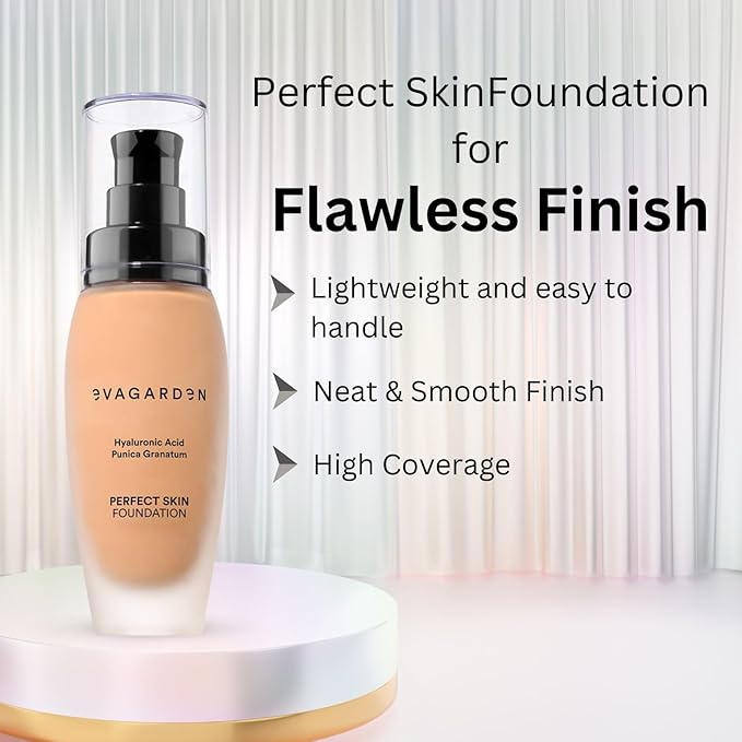 Perfect Skin Foundation - Soft Texture Ensures Excellent Coverage and Natural Finish - Visibly Reduces Signs of Aging - Smooth and Moisturizes Your Epidermis - 240 Butterum - 1.01 oz-Velvo Beauty