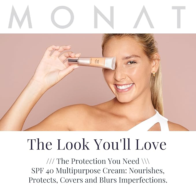 Monat BB Cream SPF 40 - Nude Broad-Spectrum Moisturizer, Lightweight Tinted Coverage, Fragrance-Free, 35ml/1.18 fl. oz.-Velvo Beauty