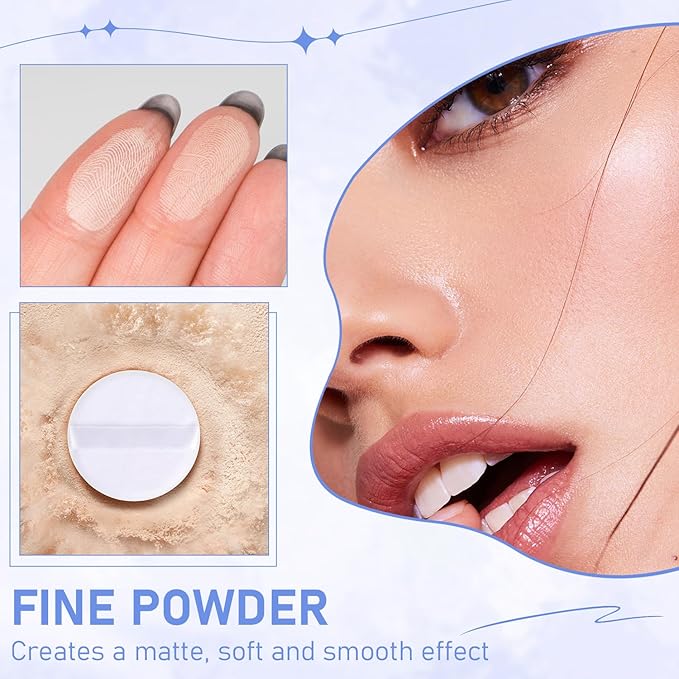 Maycheer Face Powder - Maycheer Lasting Waterproof Pressed Powder Compact, Oil Absorbing Pressed Powders Compact for Face, Available in 3 Different Shades (01# CALASSICIVORY, One size)-Velvo Beauty