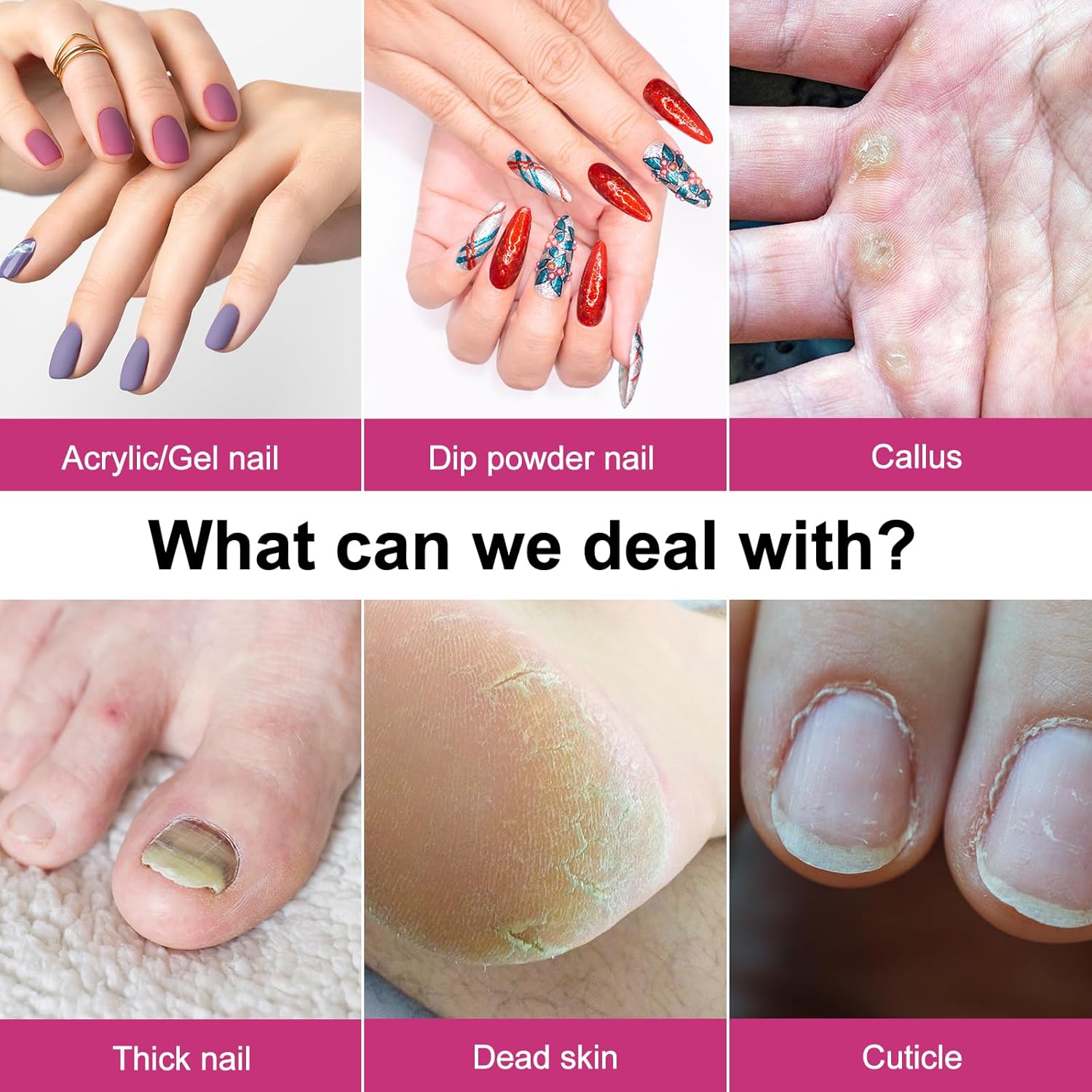 COSLUS Cordless Nail Drill Electric File: Professional for Acrylic Gel Dip Powder Nails Portable Nail Drill Machine Kit for Manicure Pedicure Nail Set with Everything Rechargeable Lightweight-Velvo Beauty